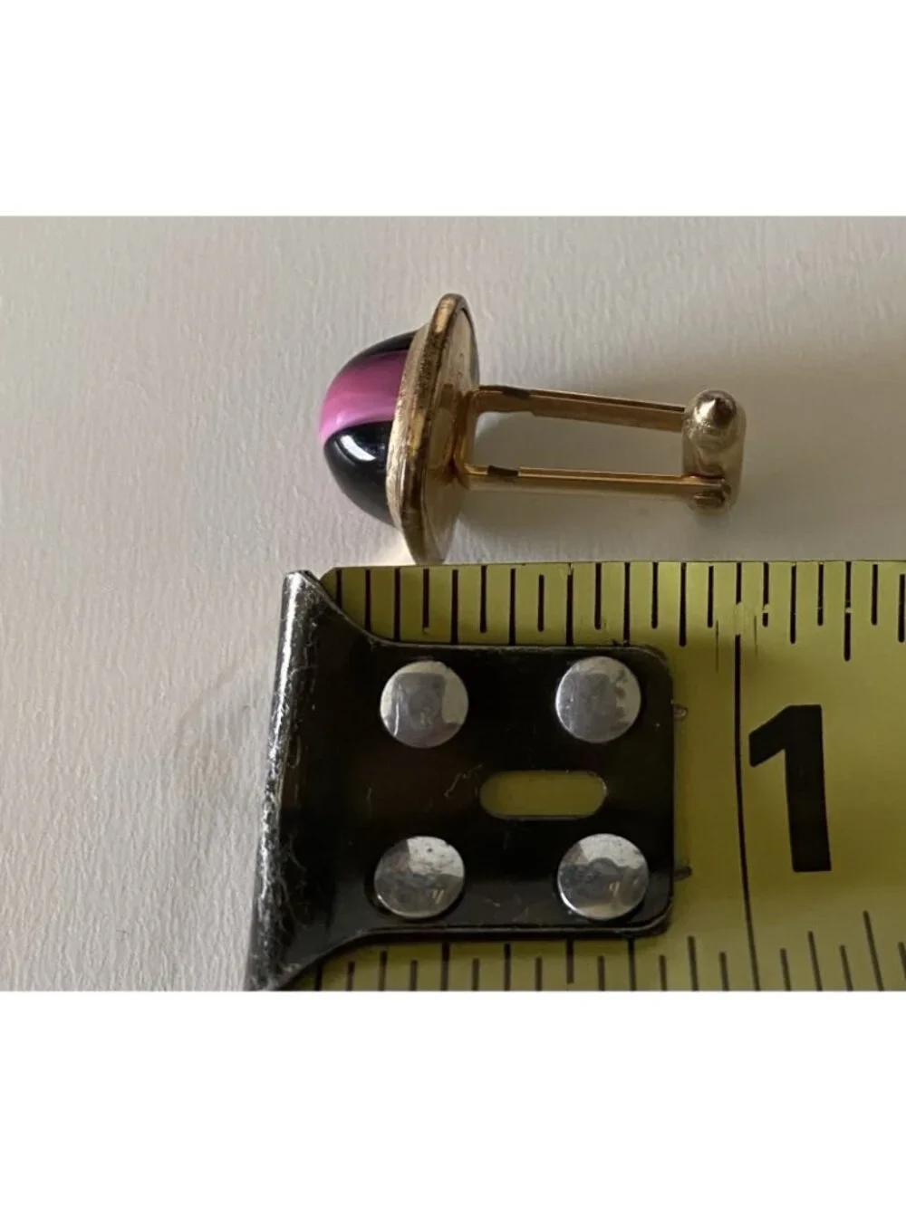 Vintage Correct Quality Mid Century Moonglow Cufflinks